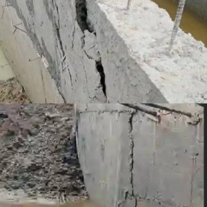 উত্তর হাজীরপাড়ায় ৩০ লাখ টাকার কালভার্ট নির্মাণে অনিয়মের অভিযোগ, কাজ শেষ হওয়ার আগেই ভে‌ঙ্গে গে‌ছে