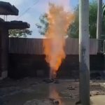 উখিয়ার ইনানীতে নলকূপ খননকালে গ্যাসের উদগীরণ, আগুন নিয়ন্ত্রণে ফায়ার সার্ভিস